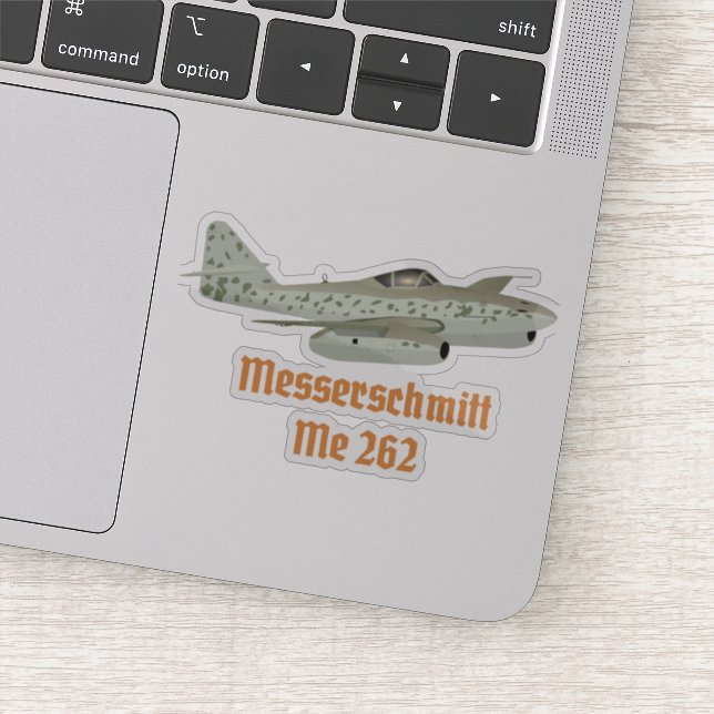 Messerschmitt Me 262 German WW2 Airplane Aufkleber (Detail)