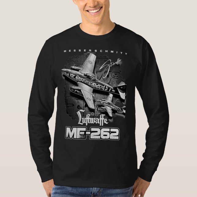 Messerschmitt ME-262 Luftwaffe T-Shirt (Vorderseite)