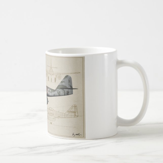 Messerschmitt Me-262 Swallow Kaffeetasse (Rechts)