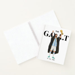 Messi Weltmeister  Notizbuch