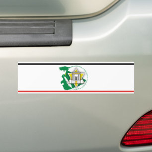 Messianische Ära "Eretz Yisrael Hashlemah" Flagge Autoaufkleber