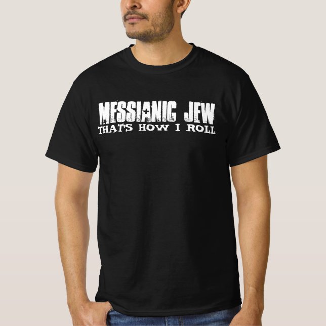 messianische jüdische T - Shirt, jüdischer T - Shi T-Shirt (Vorderseite)
