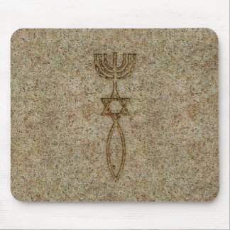 Messianischer Siegel-Stein Mousepad