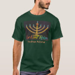 Messianisches Menorah Shirt<br><div class="desc">Eine unterscheidende Aussage über Ihr Vertrauen im Messiah</div>