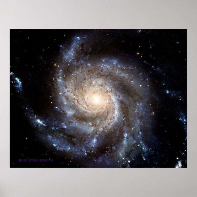 Messier 101 - Größbares Poster (Vorne)