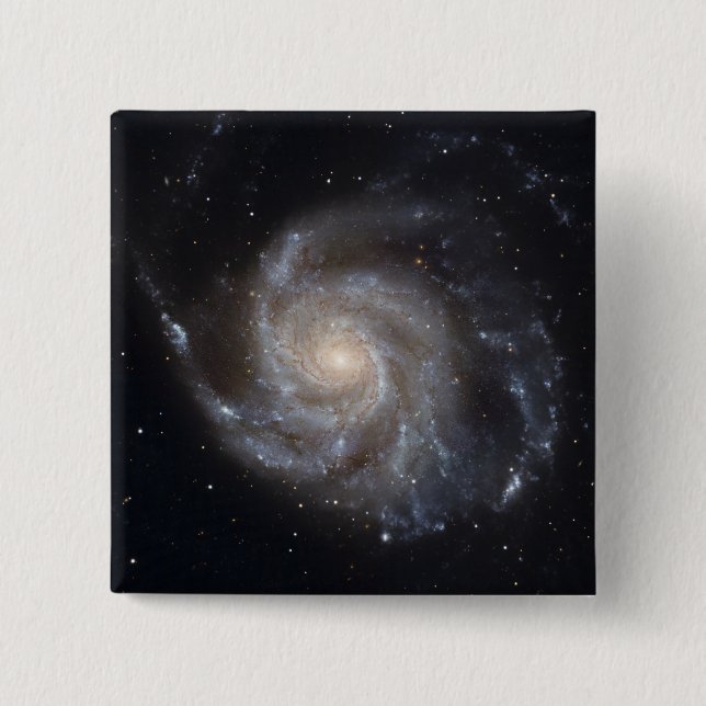 Messier 101, Pinwheel Galaxy Button (Vorderseite)
