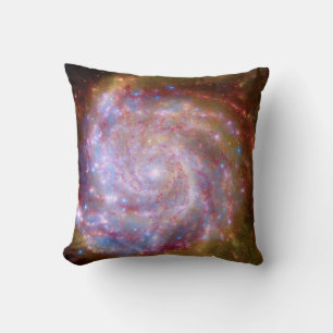 Messier 101 Spiralgalaxie - Hubble-Teleskop-Foto Kissen