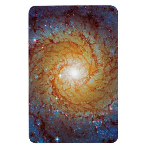 Messier 74 Spiral Galaxy Weltraumbahnhof Foto Magnet