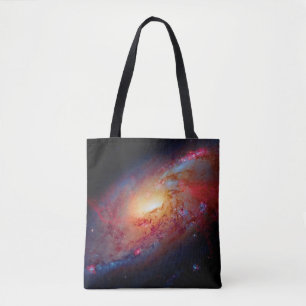 Messier M106 Spiralgalaxie Weltraumfoto Tasche