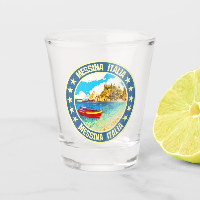 Messina Schnapsglas (Vorderseite)