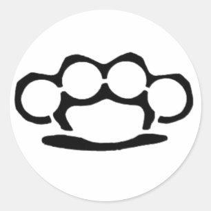 Messingknöchel Runder Aufkleber