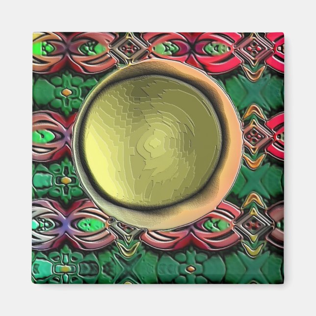 Messingmond Magnet Messingmond (Vorne)