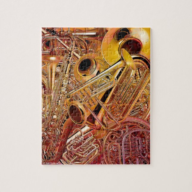 Messingwandpuzzlespiel (Vertikal)