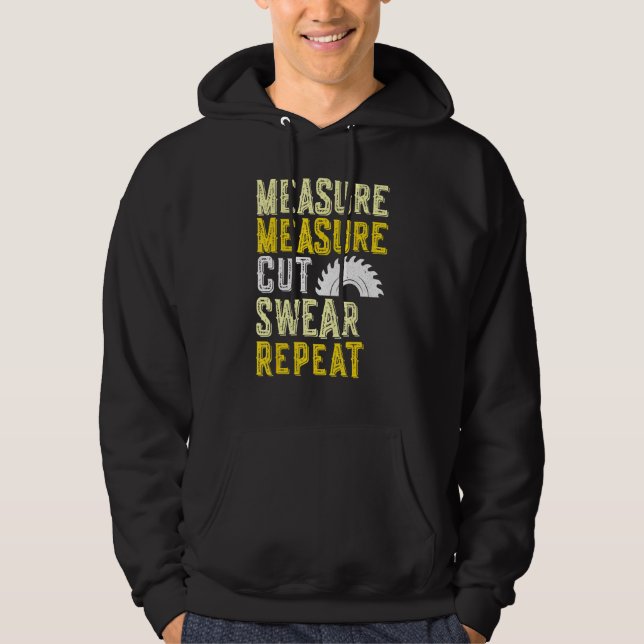 Messung der Schneide Swear Wiederholung für Carpen Hoodie (Vorderseite)