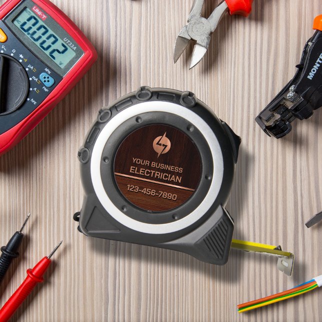 Messung des elektrischen Geschäftsbandes Maßband (Von Creator hochgeladen)