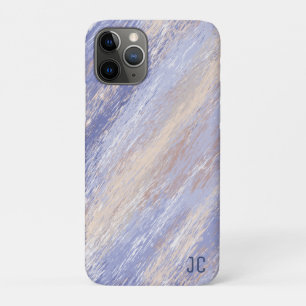 Messy Abstrakt Blue und Beige Paint Strokes Case-Mate iPhone Hülle