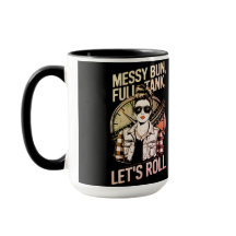 "Messy Bun" Tasse für Lastkraftwagen