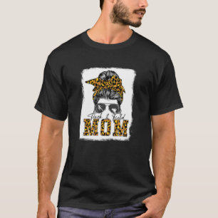 Messy Bun Track Field Mama mit Lover Runner Mot T-Shirt