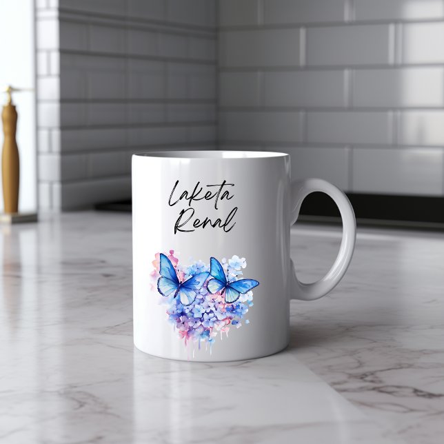 Messy Butterfly Watercolor Tasse (Von Creator hochgeladen)