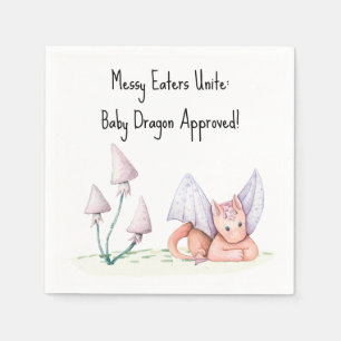 Messy Eaters Unite: Baby Dragon genehmigt! Serviette