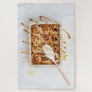 Messy Homemade Cinnamon Rolls