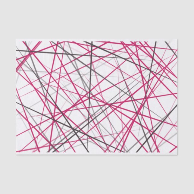 Messy Line Pattern Seidenpapier (Vorderseite)