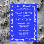 Messy Loops Hand gezeichnet Custom Bar Bat Mitzvah Einladung<br><div class="desc">Perfekte Karte, um eine Fledermausmitzvah, Bar mitzvah oder andere jüdische Feier anzukündigen! Handgefertigte Pinselstrichrahmen für Sie auf der Vorderseite! Vollständig anpassbar! Klicken Sie auf "Personalisieren" oben, um den Text zu bearbeiten. Klicken Sie auf "Bearbeiten mit dem Designwerkzeug", um die Schriftart, Farben und Einstellungen anzupassen und die hintere Seitenfarbe zu löschen,...</div>