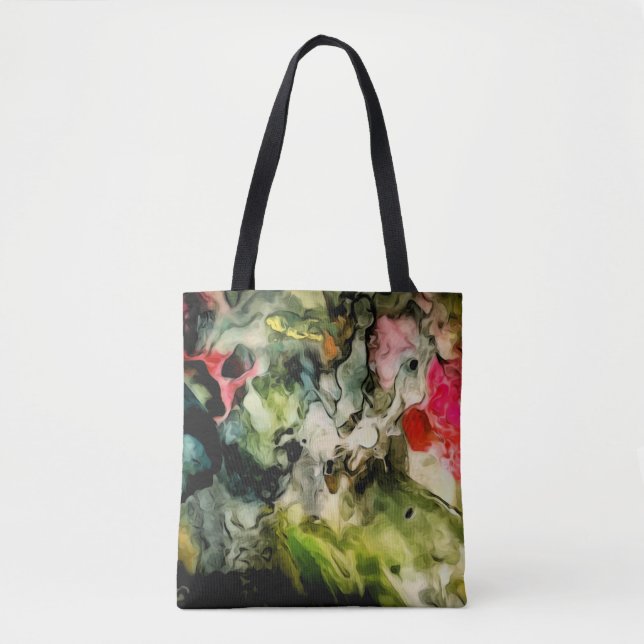 Messy Palette Cooles Abstraktes Muster Tasche (Vorderseite)