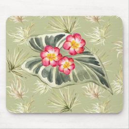 Messy Palm Tri-Color mit Fotos Mousepad