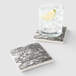 Messy PineCones Steinuntersetzer