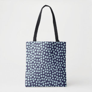 Messy Polka Punkte, trendige Farbmuster. Tasche