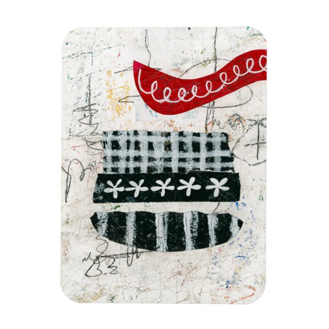 Messy Sunday Refrigerator Magnet (Vertical)