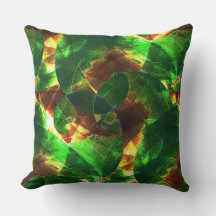 Messy überlappend strukturierte braune bis grüne S