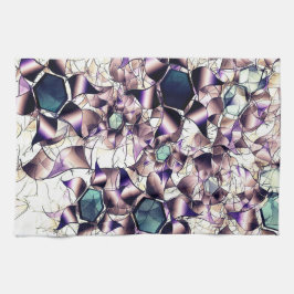 Messy virtuelle Blume in Gradiententönen Geschirrtuch