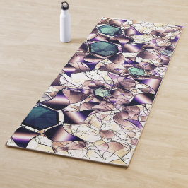 Messy virtuelle Blume in Gradiententönen Yogamatte