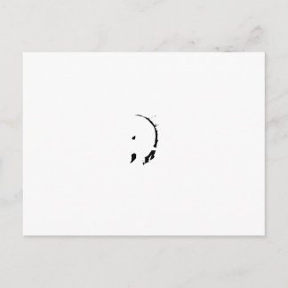 Messy Wink Postkarte