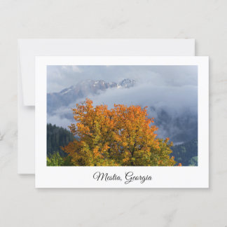 Mestia Georgia Postcard Postkarte