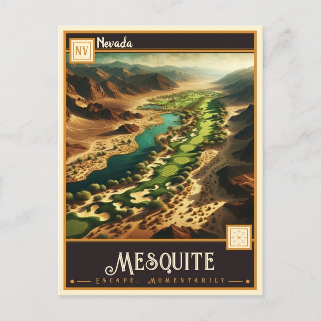 Mesziemlich, Nevada | VINTAG Postkarte (Vorderseite)