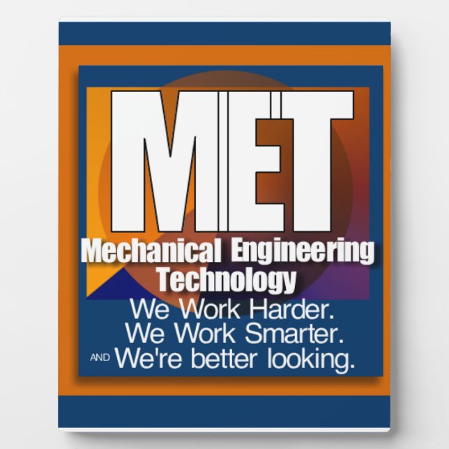 MET SLOGAN SMARTER BETTER LOOKING WORK HARDER FOTOPLATTE (Vorderseite)