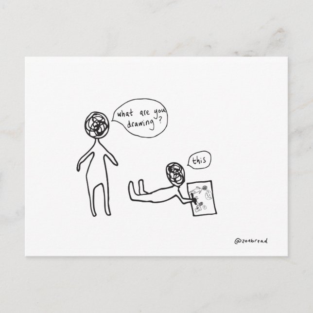 Meta-Postkarte Postkarte (Vorderseite)