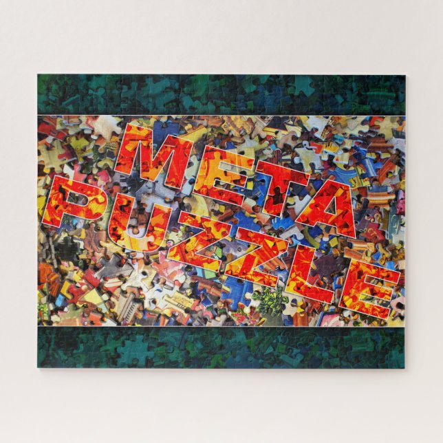 Meta Puzzle ! Jigsaw dans un (Horizontal)