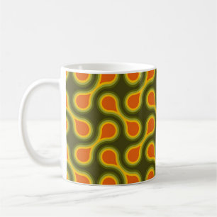 Metaball Graphic Circle Barbell Green von Funky 19 Kaffeetasse