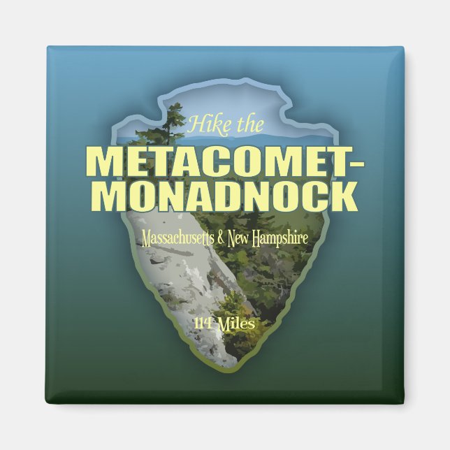 Metacomet-Monadnock (Pfeilspitzen) Magnet (Vorne)