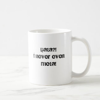 Metadaten-Tasse Kaffeetasse