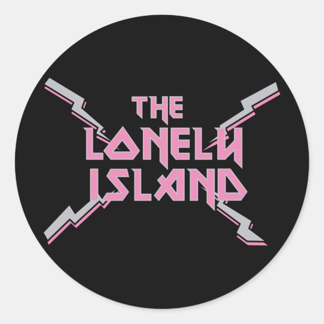 Metal 2 runder aufkleber (Vorderseite)