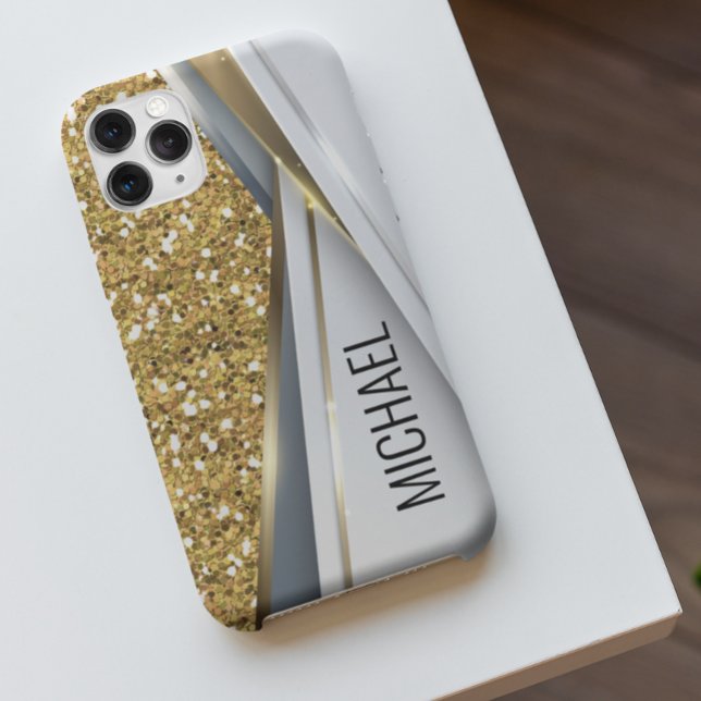 Metal 3-D-Glitzer-Monogram-Case-Mate Case-Mate iPhone Hülle (Von Creator hochgeladen)
