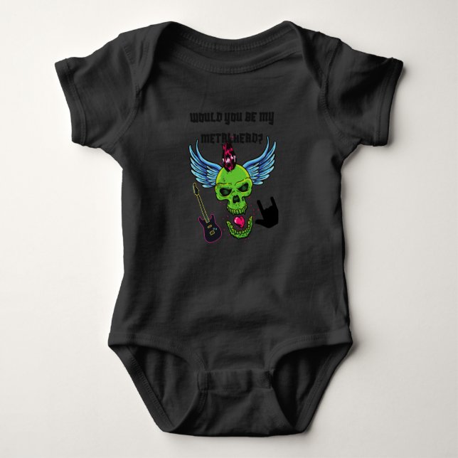 Metal Baby Strampler (Vorderseite)