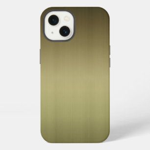 Metal: Brushed Brass iPhone Hülle