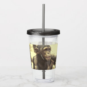 Metal Chimp Acryltrinkbecher