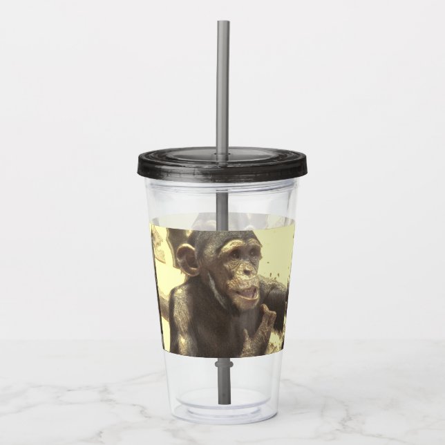 Metal Chimp Acryltrinkbecher (Vorderseite)
